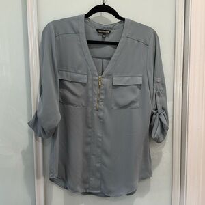 Light blue blouse